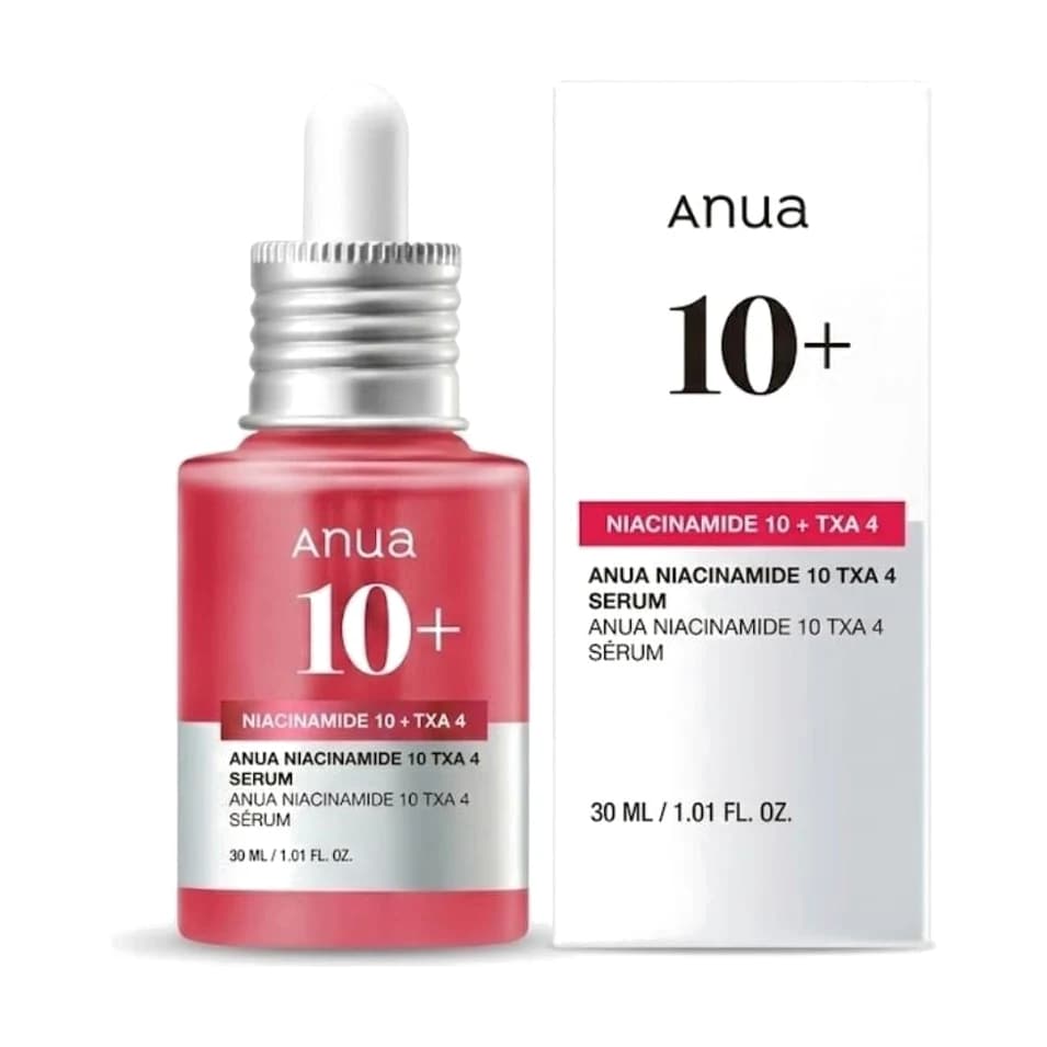 Anua Niacinamide 10% + TXA 4% Dark Spot Correcting Serum — embalagem