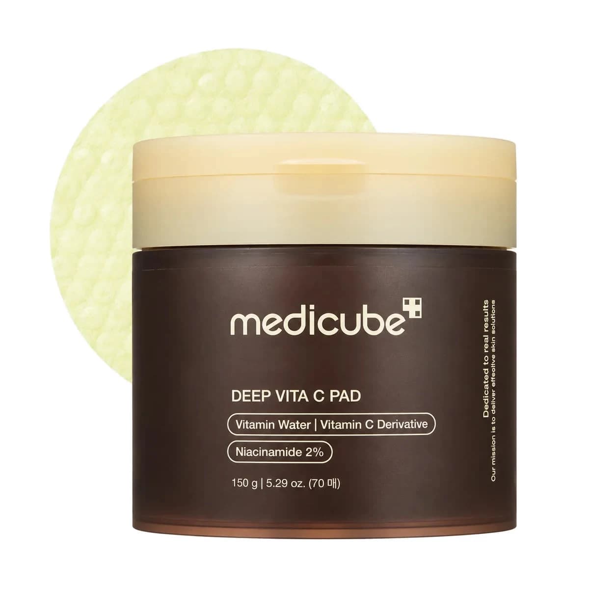Pote Medicube Deep Vita C Pad com 70 discos